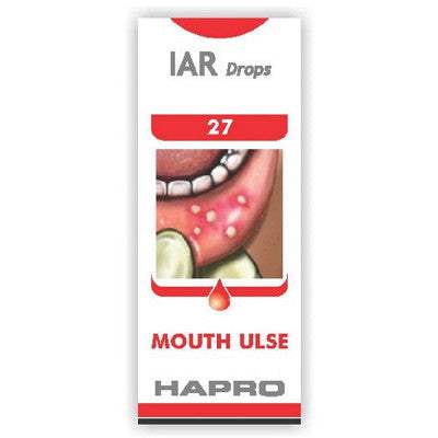 Hapro IAR Drop No. 27 -Mouth Ulse - 30 ML