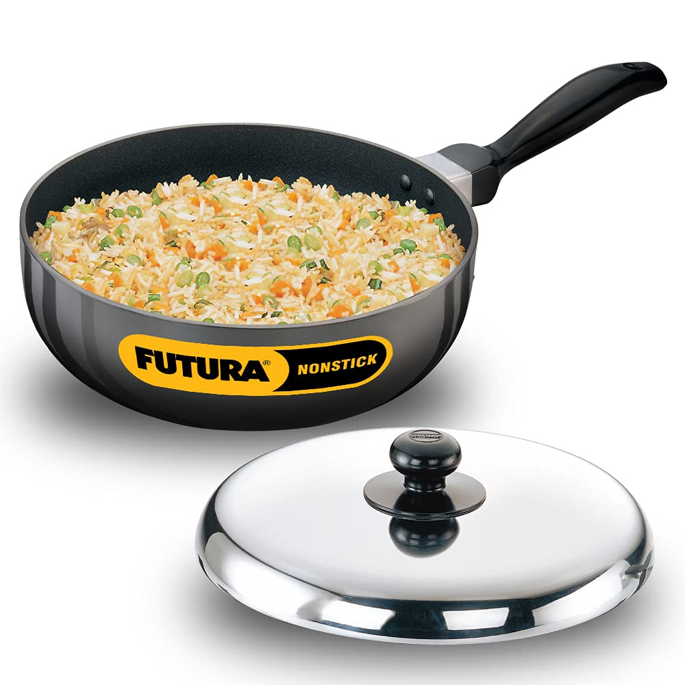 Hawkins Futura Nonstick All Purpose Pan with Stainless Steel Lid - 2.5 L