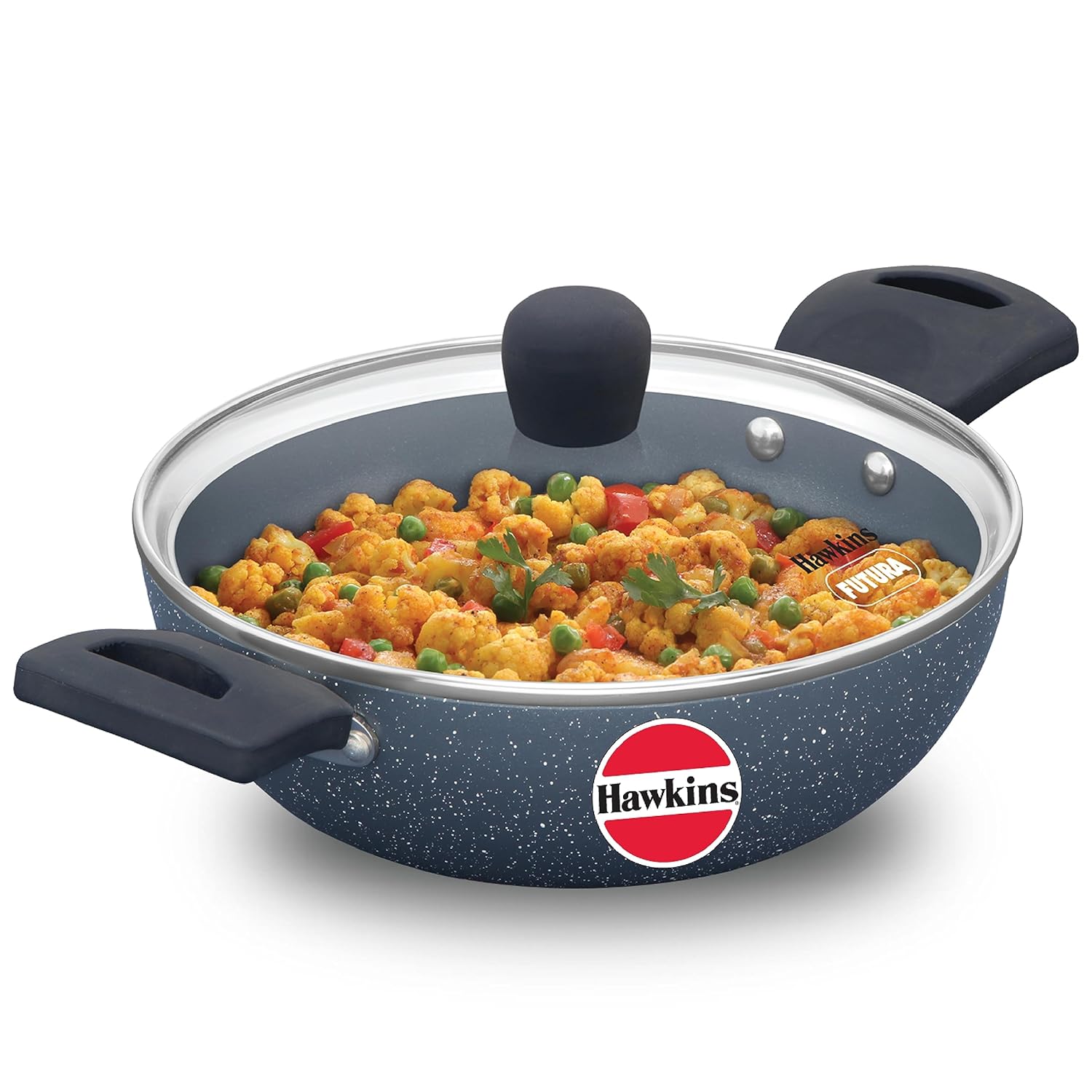 Hawkins Ceramic Nonstick Deep Kadhai - 1.75 L