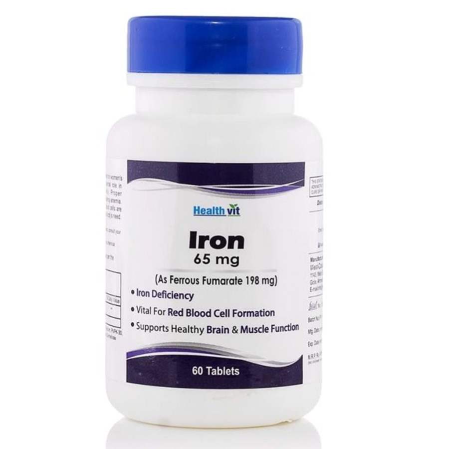 Healthvit Iron 65mg - 60 Tabs