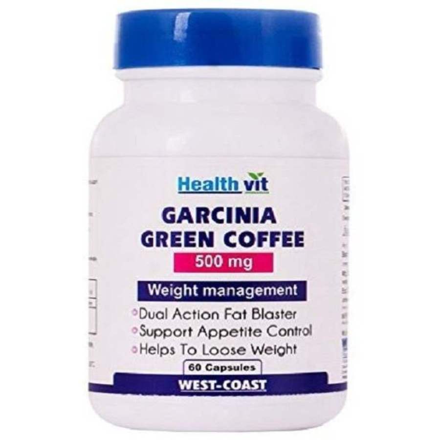 Healthvit Garcinia Cambogia + Green Coffee 500mg Extract - 60 Caps