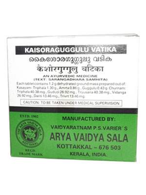 Kottakkal Ayurveda Kaisora Guggulu Vatika - 100 Nos