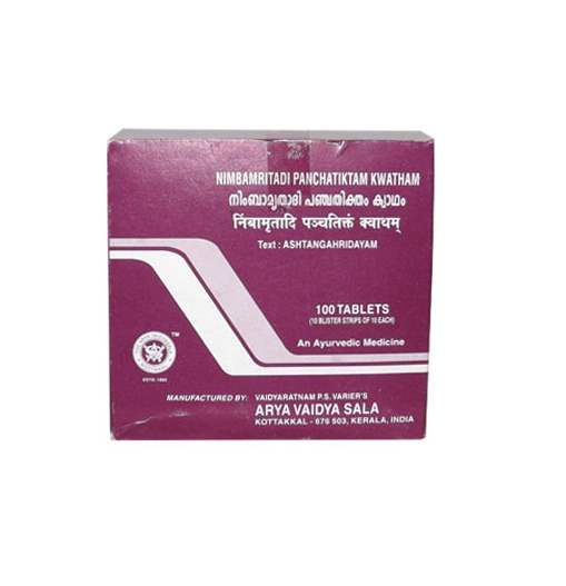 Kottakkal Ayurveda Nimbamritadi Panchatiktam Kwatham Tablets - 100 Nos