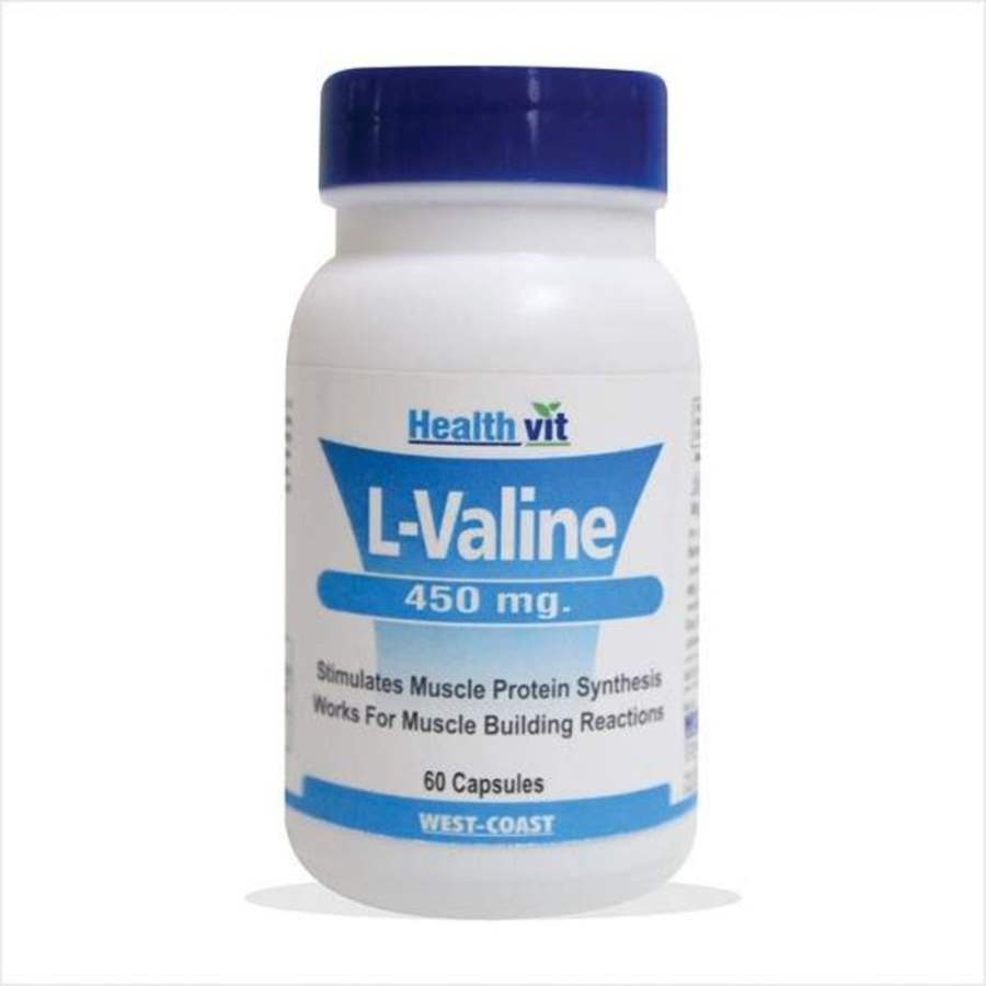 Healthvit L-Valine 450 MG - 60 Caps