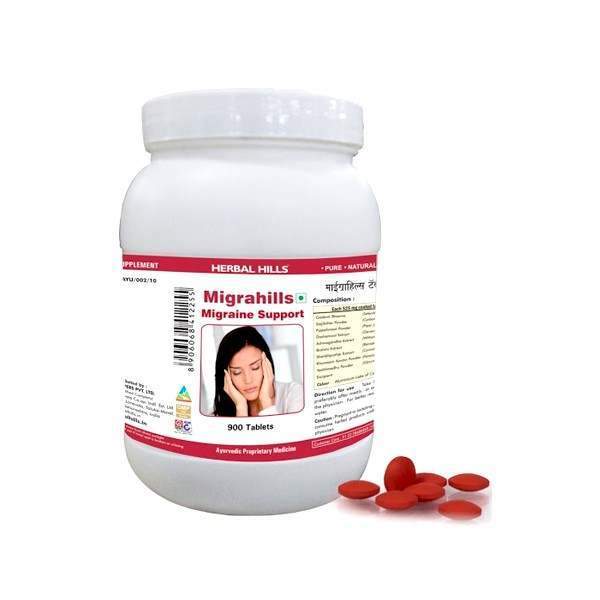 Herbal Hills Migrahills Tablets - 60 Tablets