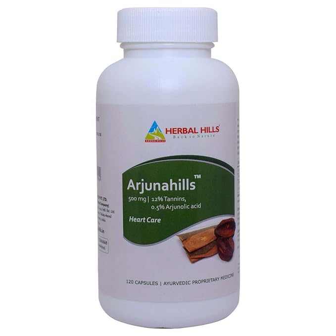 Herbal Hills Arjunahills Capsules - 120 Caps