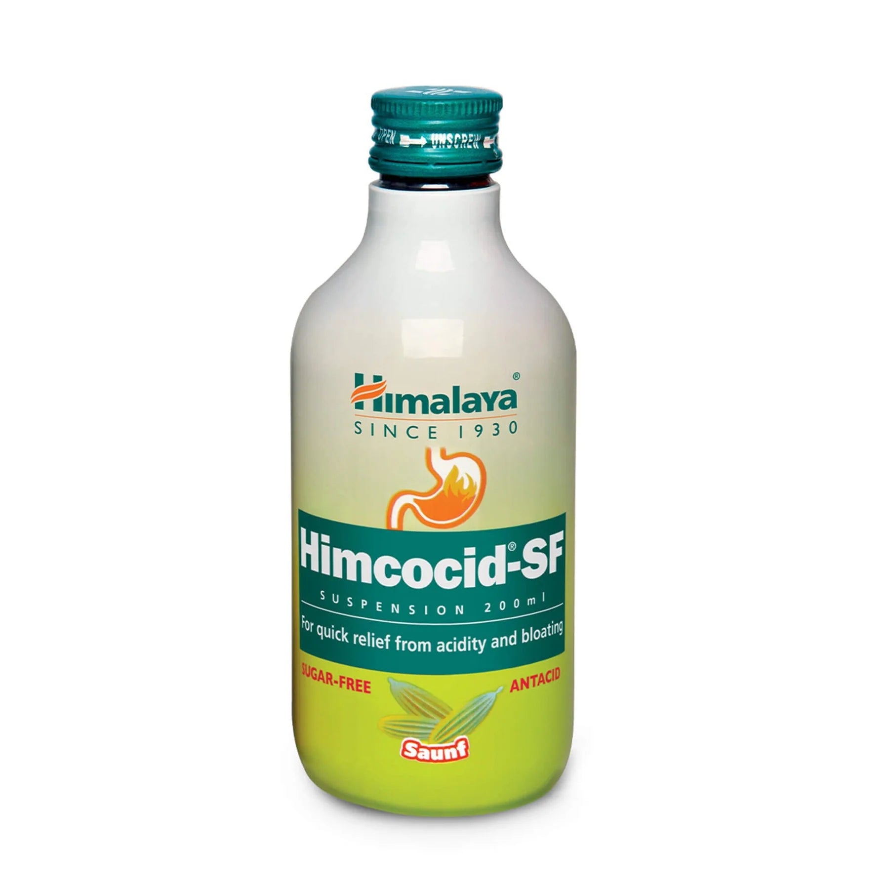 Himalaya Himcocid SF Syrup Saunf Flavor - 200 ML