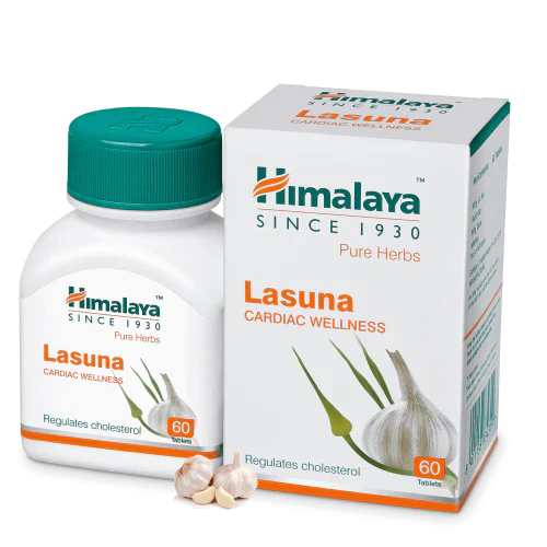 Himalaya Lasuna Cardiac Wellness Tablets - 60 Tablets