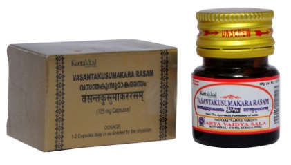 Kottakkal Ayurveda Vasantakusumakara Rasam Capsule - 10 Caps